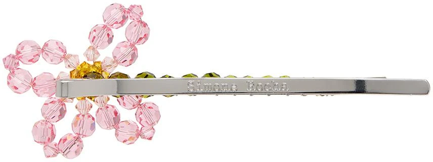 商品Simone Rocha|Pink & Green Daisy Hair Clip,价格¥645,第2张图片详细描述