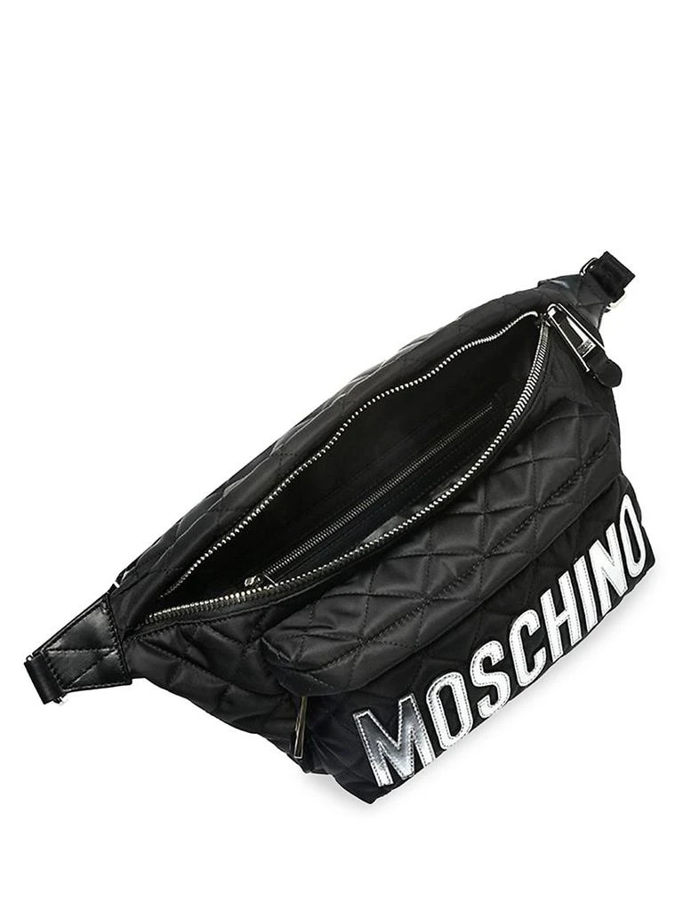 商品Moschino|Logo Nylon Quilted Belt Bag,价格¥4829,第2张图片详细描述