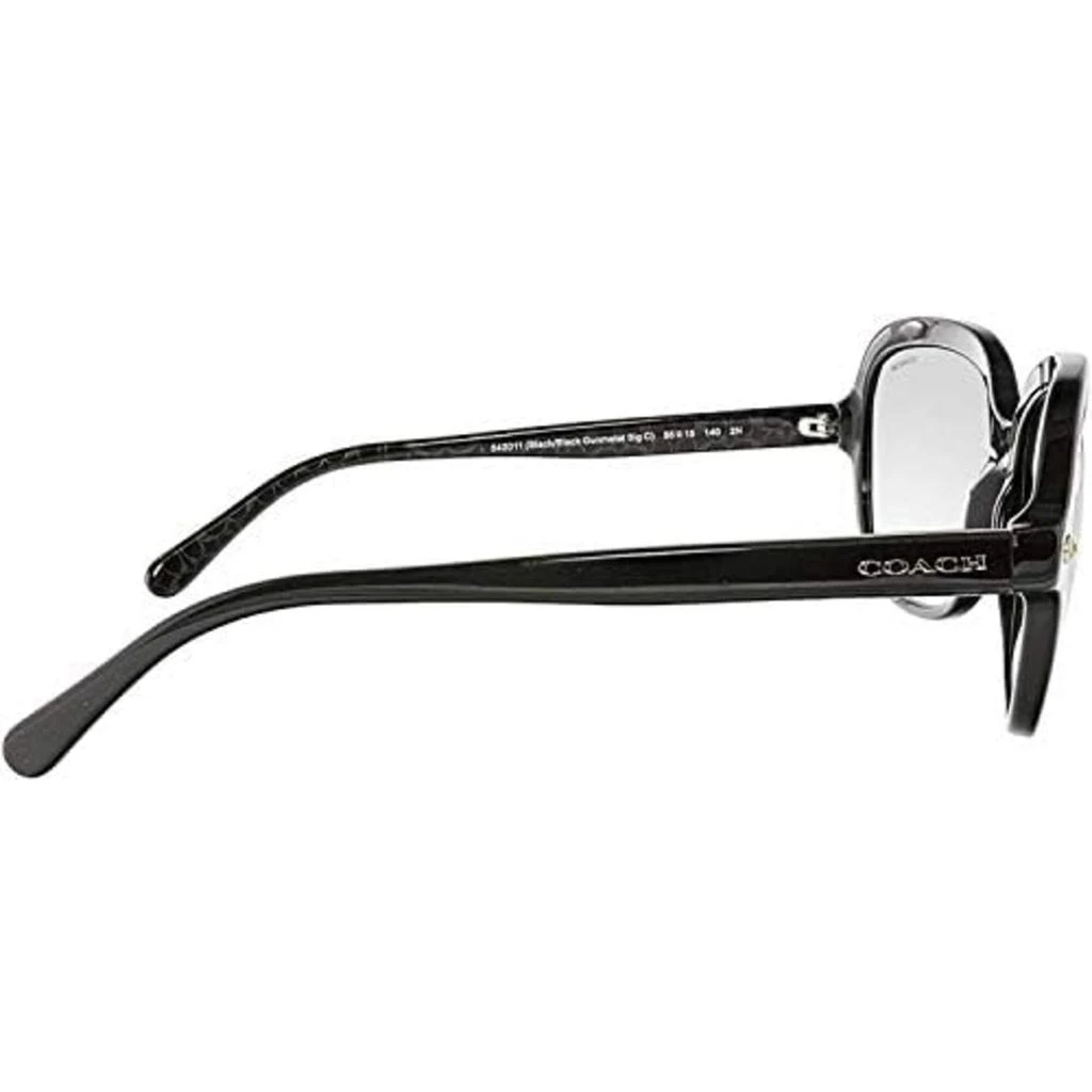 商品Coach|Coach Women's Sunglasses - Black Plastic Frame Grey Shaded Lens | 0HC8192 54201156,价格¥444,第3张图片详细描述