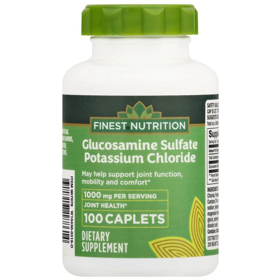商品Finest Nutrition|硫酸葡萄糖胺片 100片,价格¥214,第1张图片