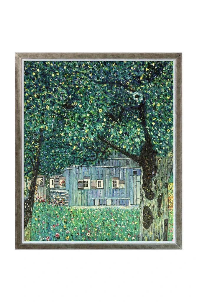 商品OVERSTOCK ART|Farmhouse in Upper Austria with Champagne Silhouette Frame, 22.4" x 26.4",价格¥1985,第1张图片