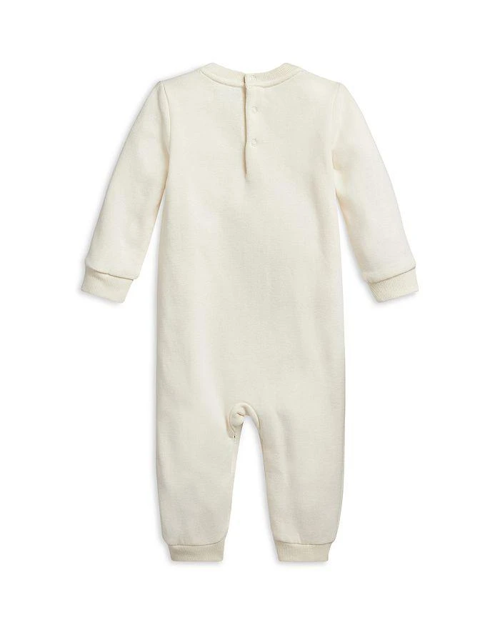 商品Ralph Lauren|Boys' Polo Bear Fleece Coverall - Baby,价格¥188,第2张图片详细描述