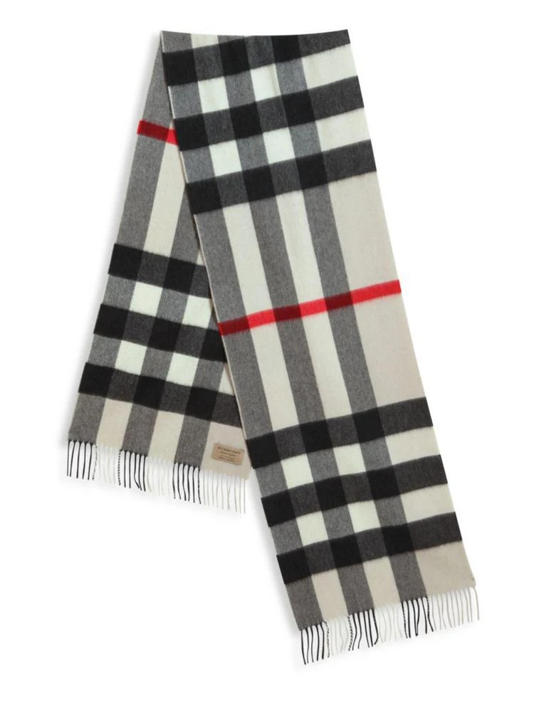 商品Burberry|Heritage Half Mega Check Cashmere Scarf,价格¥4309,第2张图片详细描述