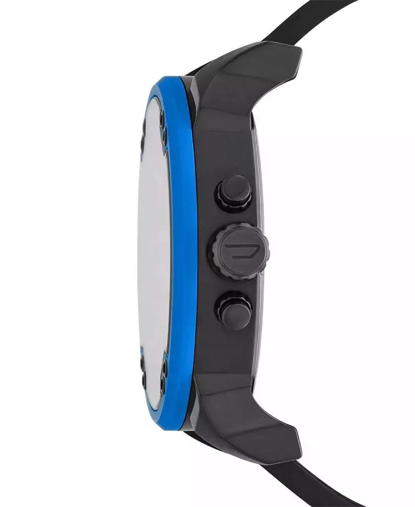 商品Diesel|Men's Mr Daddy 2.0 Three-Hand Blue Silicone Strap Buckle Watch, 57mm,价格¥2974,第2张图片详细描述