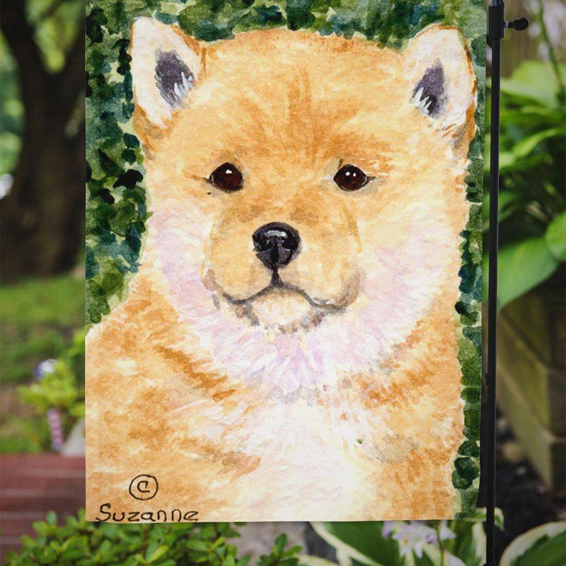 商品Caroline's Treasures|Shiba Inu Garden Flag 2-Sided 2-Ply,价格¥136,第2张图片详细描述