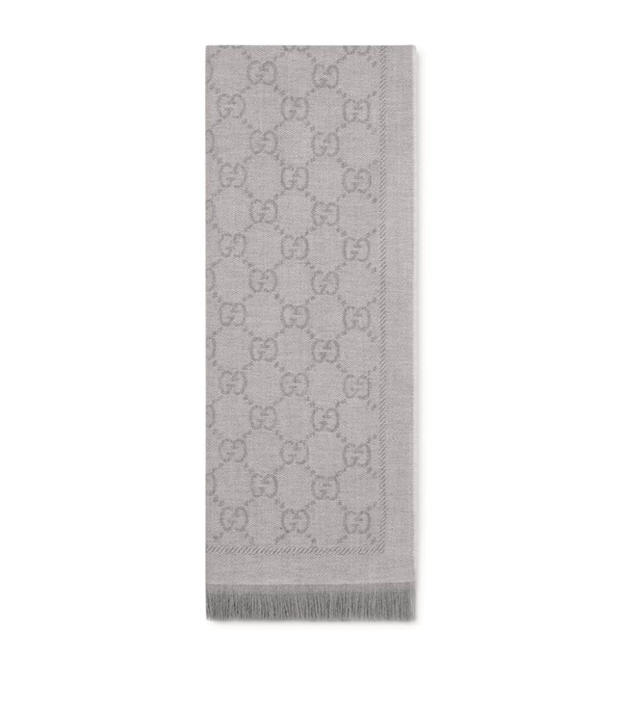 商品Gucci|Wool GG Jacquard Scarf,价格¥2531,第4张图片详细描述