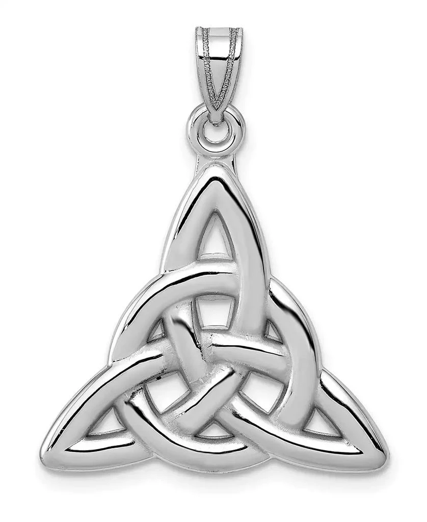 商品Macy's|Trinity Pendant in 14k White Gold,价格¥3546,第1张图片
