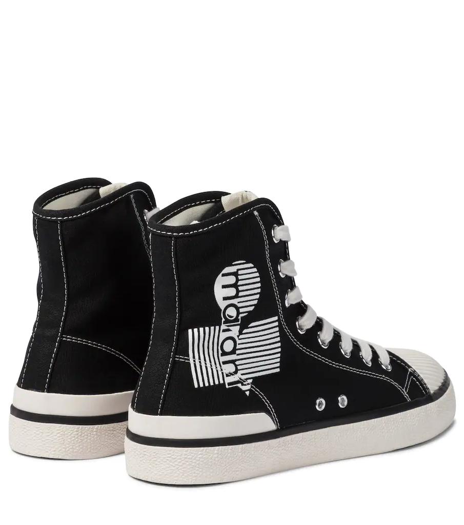 Benkeen canvas high-top sneakers商品第3张图片规格展示