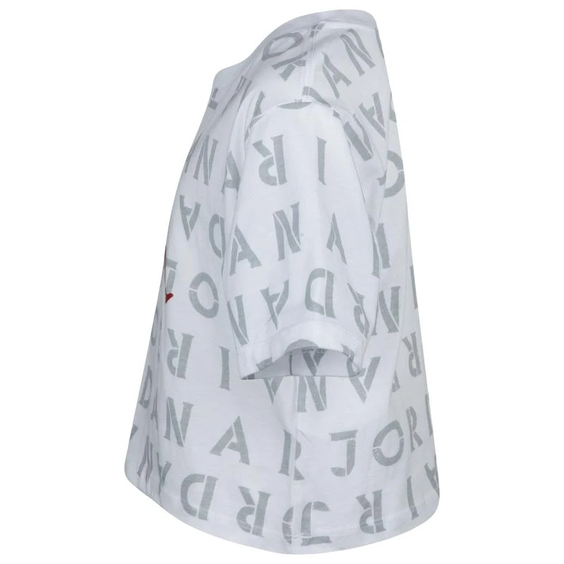 商品Jordan|Jordan AJ5 Toro All Over Print T-Shirt - Girls' Preschool,价格¥119,第3张图片详细描述