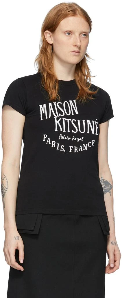 商品Maison Kitsune|Black 'Palais Royal' T-Shirt,价格¥590,第2张图片详细描述