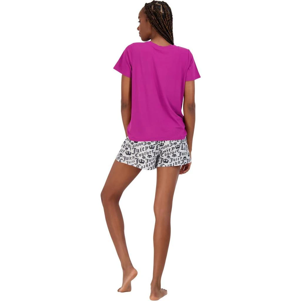 商品Juicy Couture|Juicy Couture Women's 2 Piece T-Shirt and Shorts Pajama Sleepwear Set,价格¥72,第3张图片详细描述