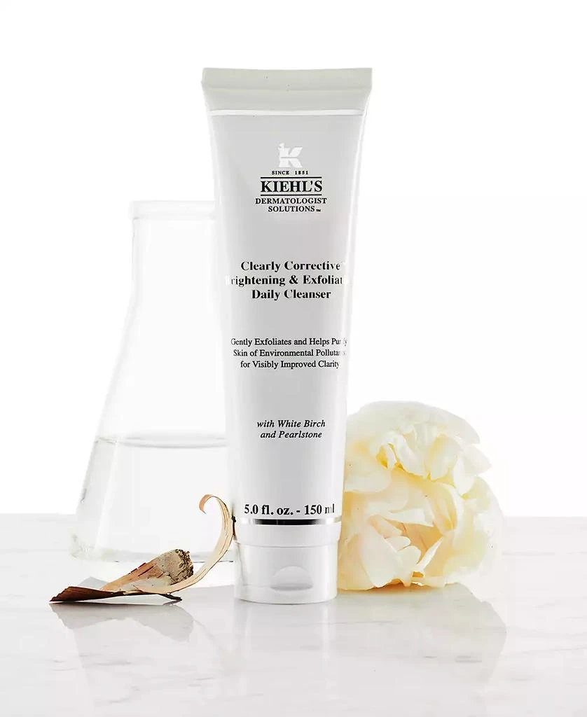 商品Kiehl's|Dermatologist Solutions Clearly Corrective Brightening & Exfoliating Daily Cleanser, 5.0 fl. oz.,价格¥286,第2张图片详细描述