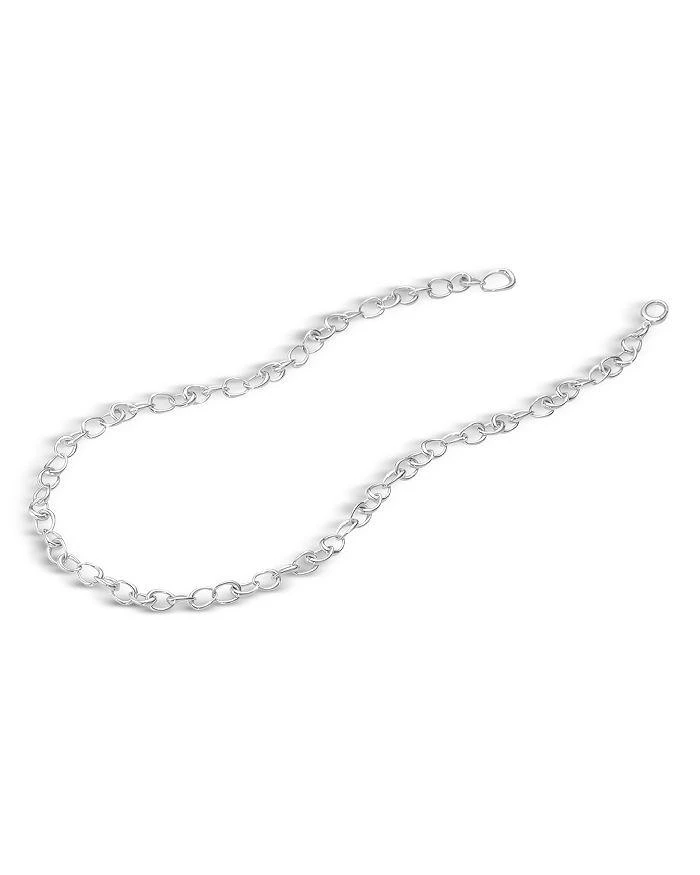 商品Georg Jensen|Sterling Silver Offspring Small Link Necklace, 17.72",价格¥6479,第2张图片详细描述