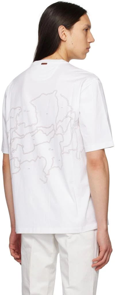 商品Zegna|White norda Edition T-Shirt,价��格¥1248,第3张图片详细描述