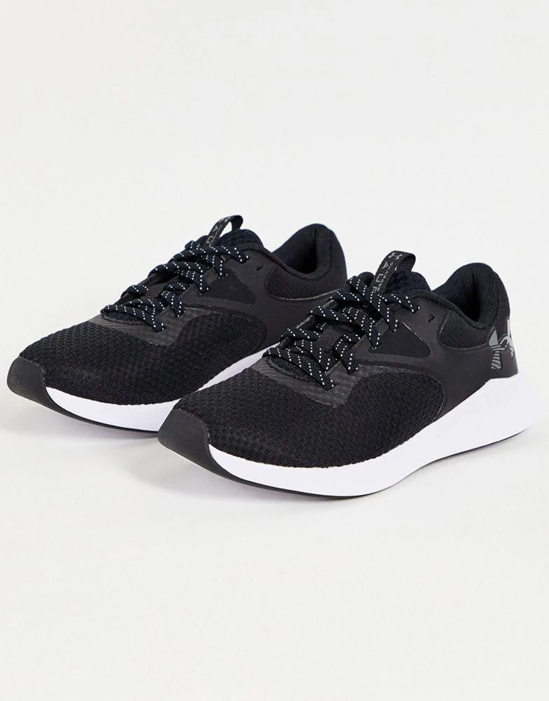 商品Under Armour|Under Armour Training Charged Aurora 2 trainers in black and white,价格¥442,第1张图片