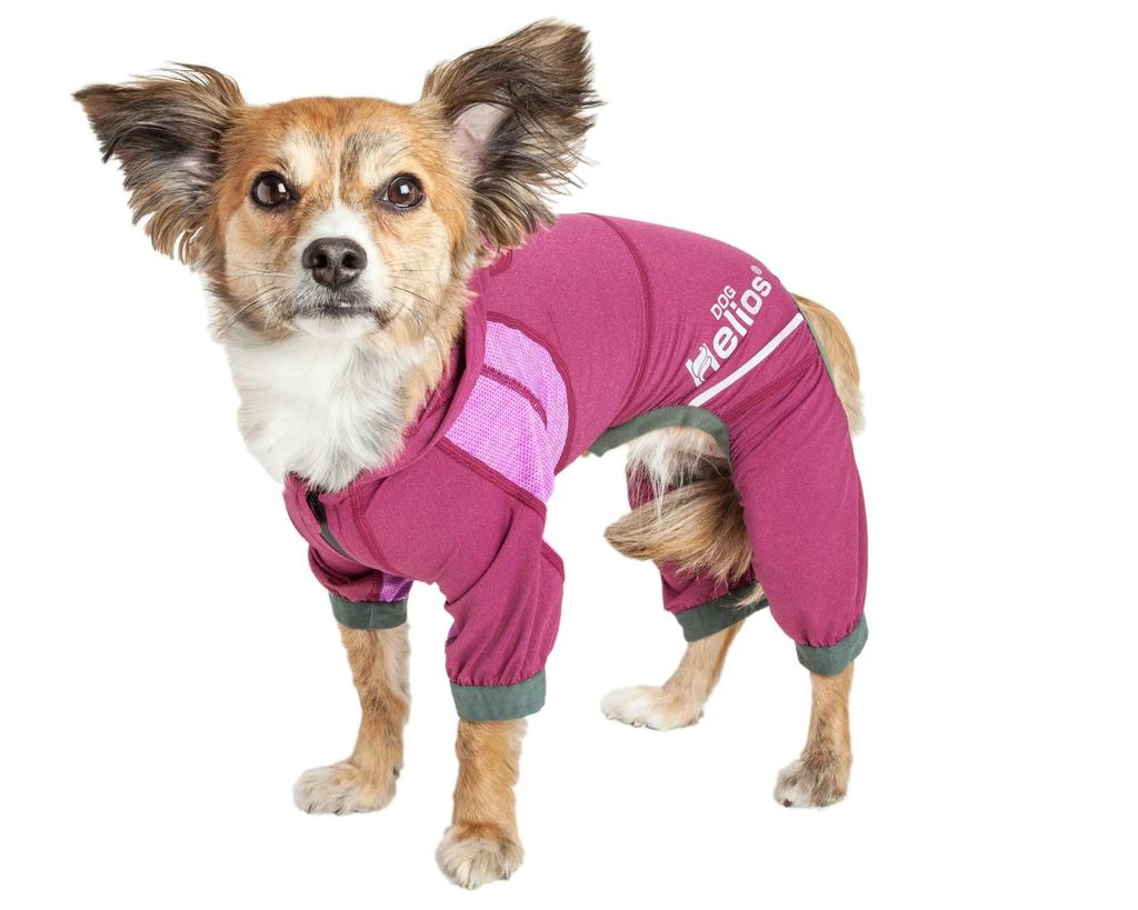 商品Dog Helios|Dog Helios  'Namastail' Lightweight 4-Way-Stretch Yoga Performance Dog Tracksuit Hoodie,价格¥372,第5张图片详细描述