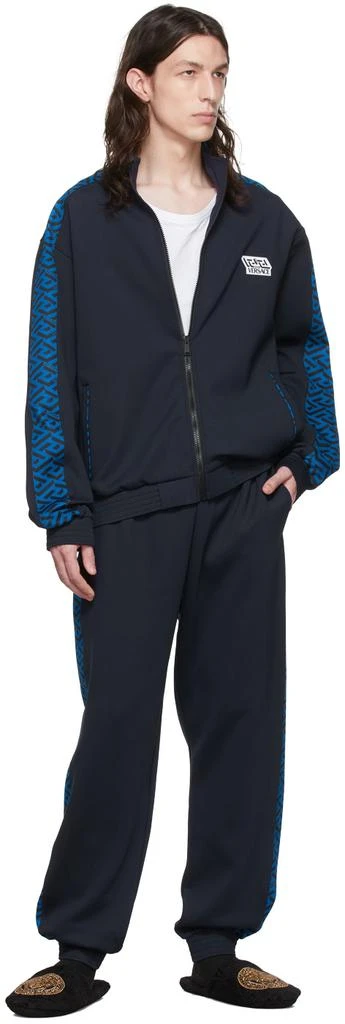 商品Versace|Navy Greca Sweater,价格¥2050,第4张图片详细描述