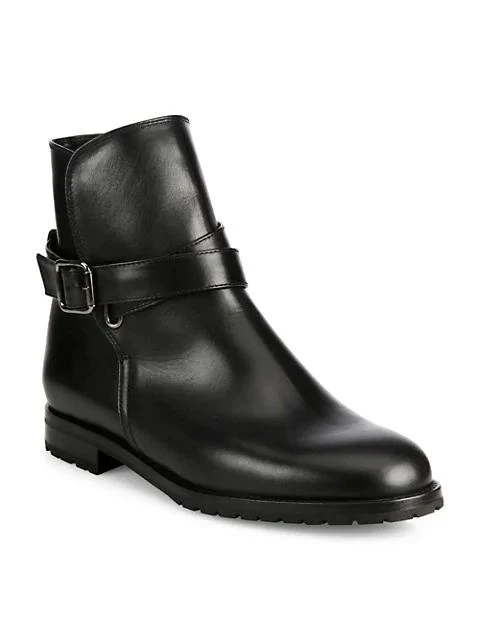 商品Manolo Blahnik|Sulgamba 真皮平底短靴,价格¥7444,第2张图片详细描述