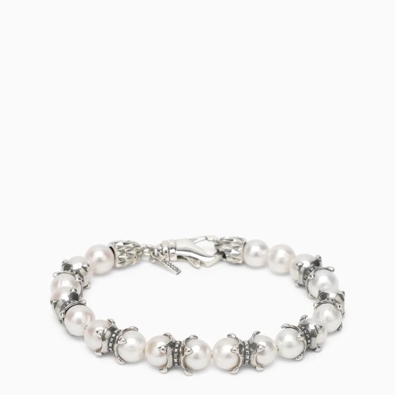 商品Emanuele Bicocchi|Silver 925 bracelet with pearls and claws,价格¥1882,第1张图片