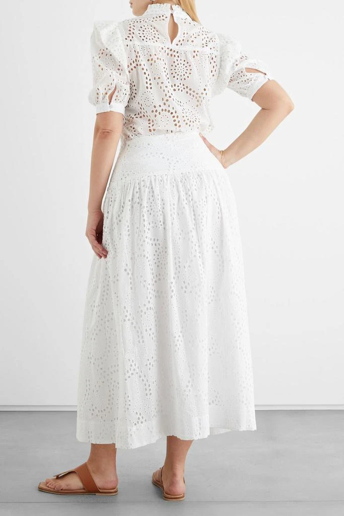 商品IRIS & INK|Therese broderie anglaise cotton top,价格¥425,第4张图片详细描述