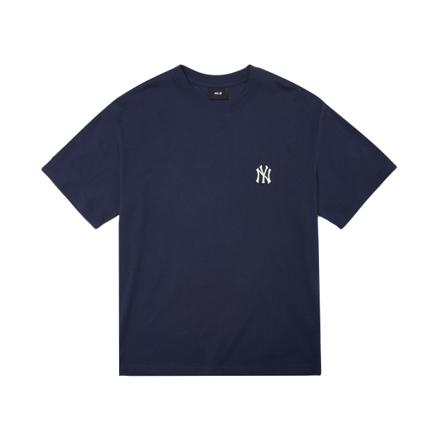 【韩国直邮|包邮包税】MLB 美联邦藏蓝色腰果花T恤衫 3ATS52023-50NYD商品第3张图片规格展示