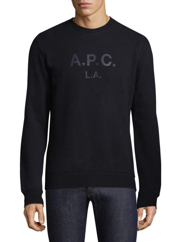 商品A.P.C.|Noir Cotton Sweatshirt,价格¥1051,第1张图片