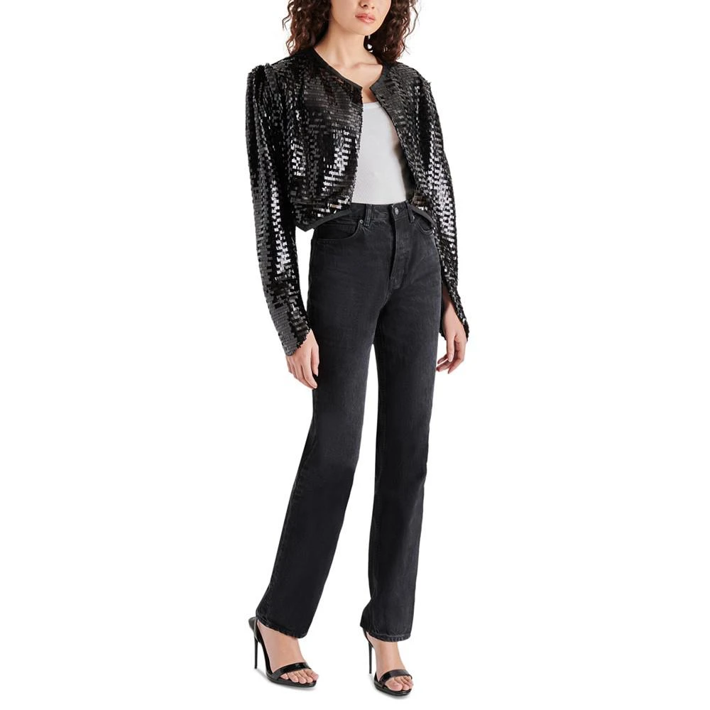 商品Steve Madden|Women's Juliet Pleated-Sleeve Sequin Bolero,价格¥200,第4张图片详细描述