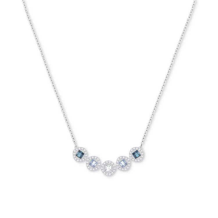 商品Swarovski|Silver-Tone Blue & Clear Crystal Collar Necklace,价格¥966,第1张图片