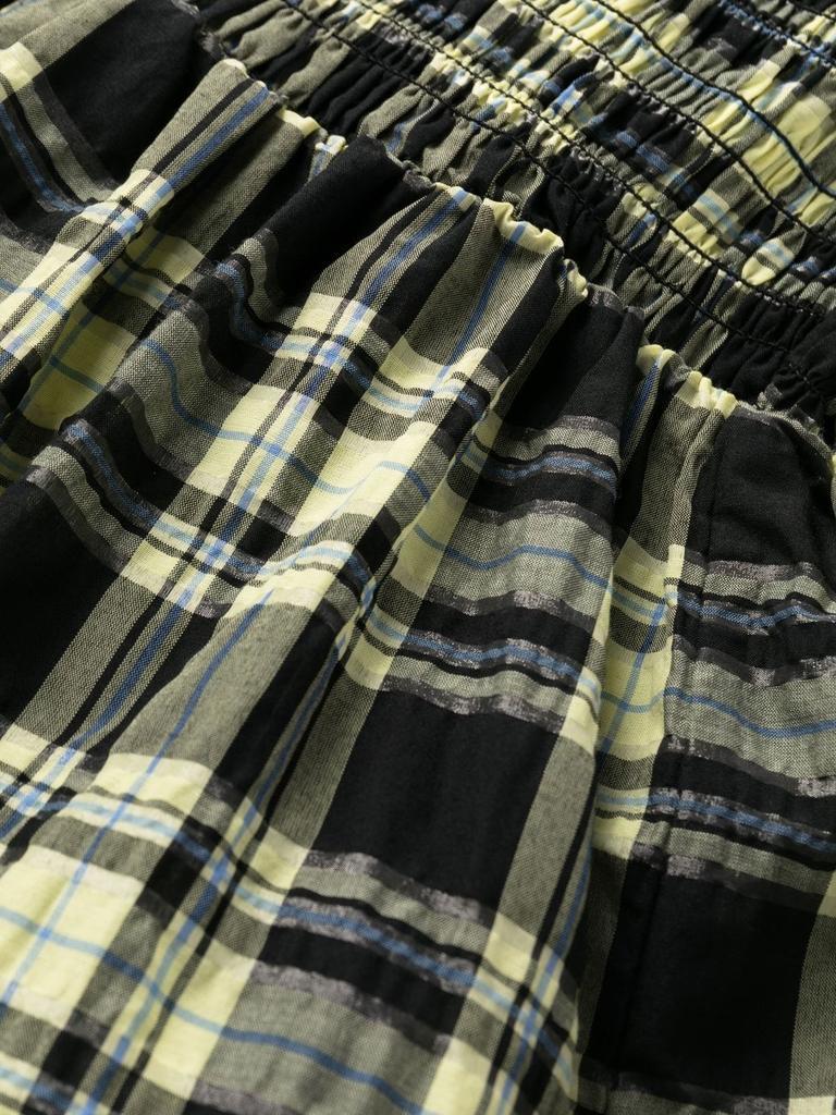 商品Ganni|GANNI - Organic Cotton Checked Shirt Dress,价格¥1813,第5张图片详细描述