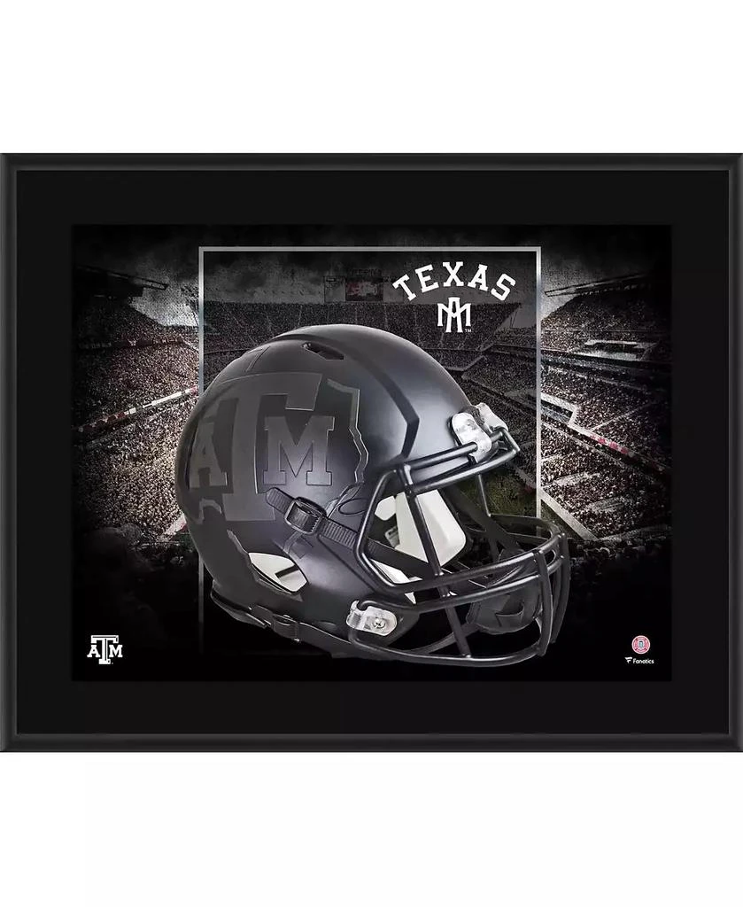 商品Fanatics Authentic|Texas A&M Aggies 10.5" x 13" Black Matte Alternate Helmet Sublimated Plaque,价格¥231,第1张图片