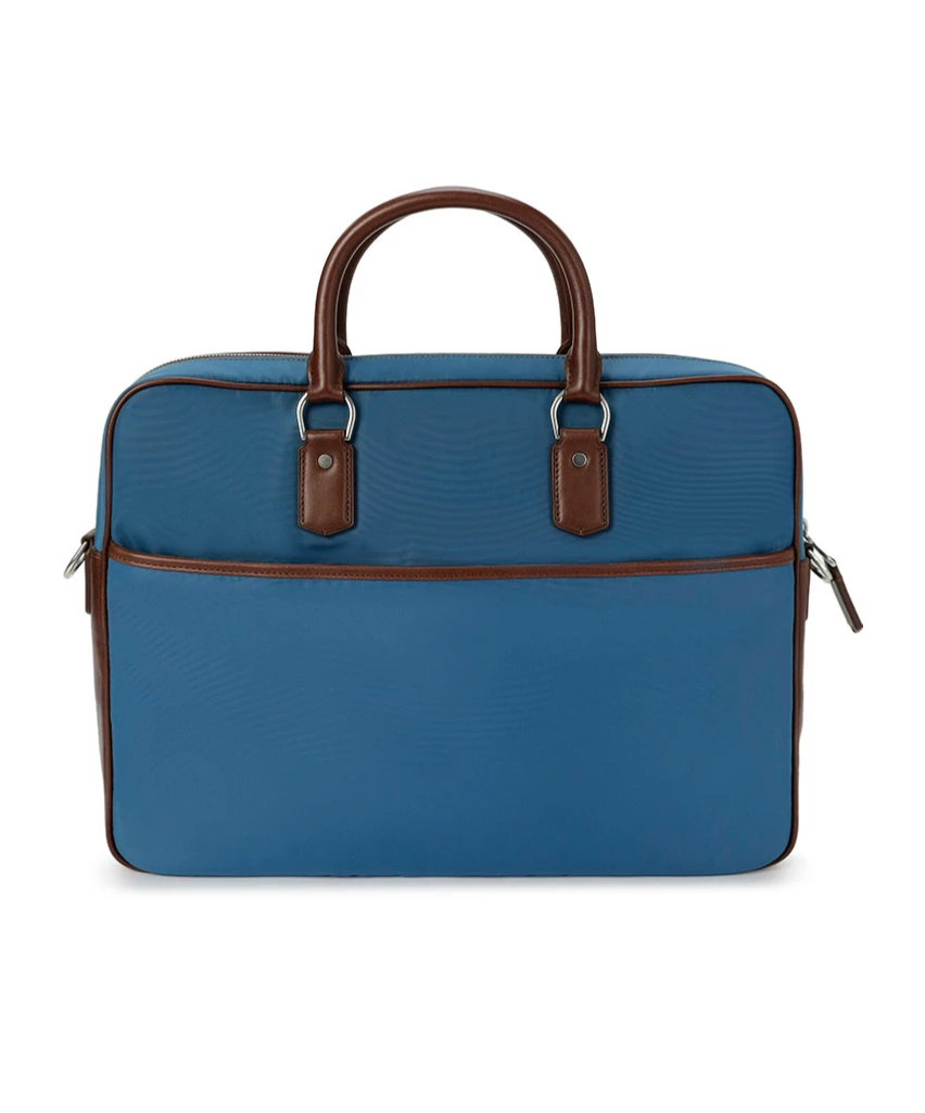商品【商品预售7天】 Dunhill|Dunhill 男士斜挎包 L3WG81L 蓝色,价格¥3032,第4张图片详细描述