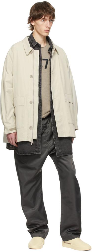 Beige Cotton Jacket商品第4张图片规格展示