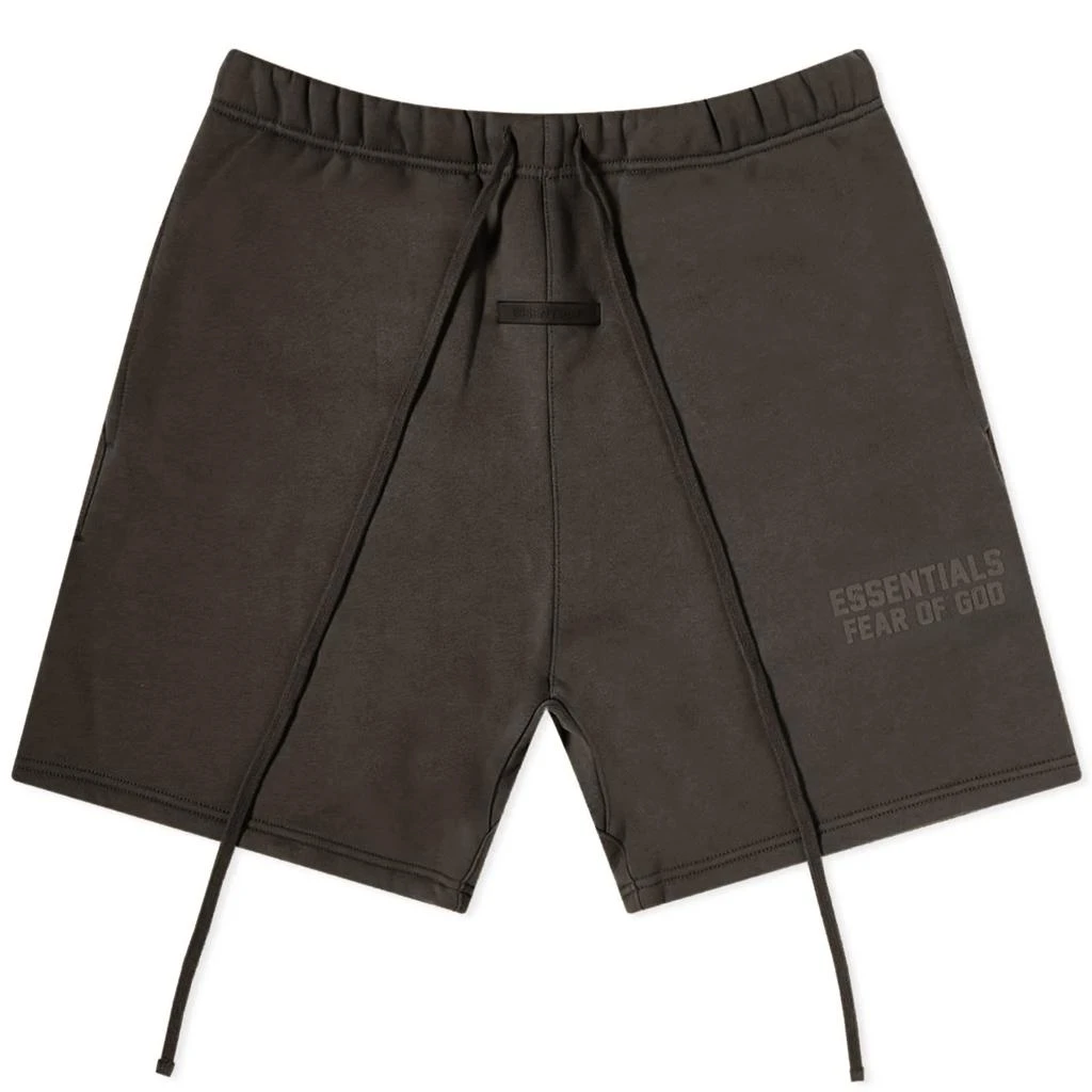 商品Essentials|Fear of God ESSENTIALS Logo Sweat Shorts - Off Black,价格¥545,第1张图片