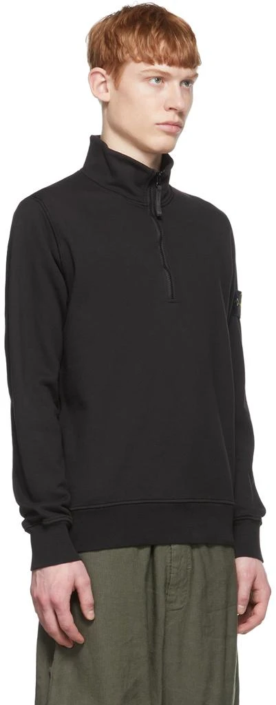 商品Stone Island|Black Cotton Hoodie,价格¥1610,第2张图片详细描述