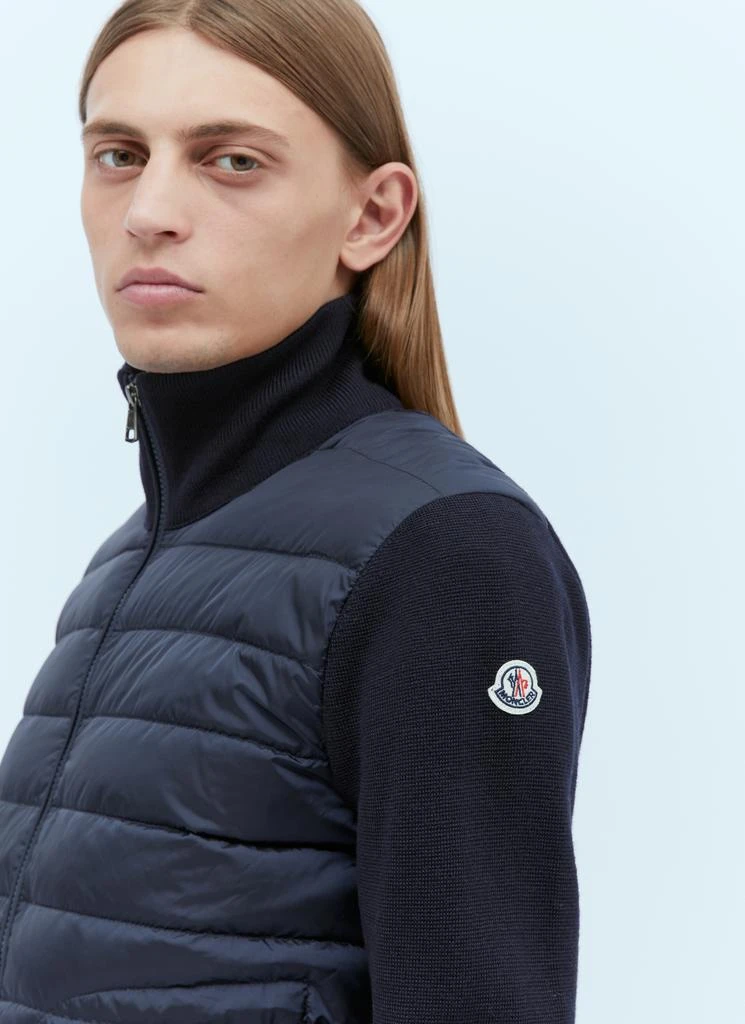 商品Moncler|Logo Patch Zip-Up Cardigan,价格¥4493,第4张图片详细描述