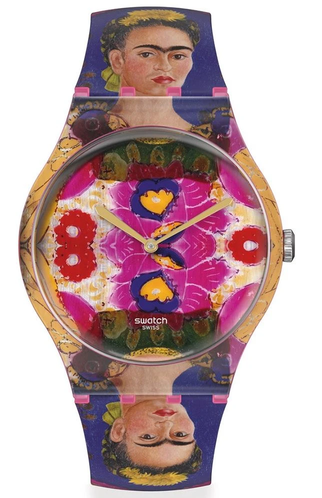 商品Swatch|The Frame By Frida Kahlo Quartz Unisex Watch SUOZ341,价格¥562,第1张图片