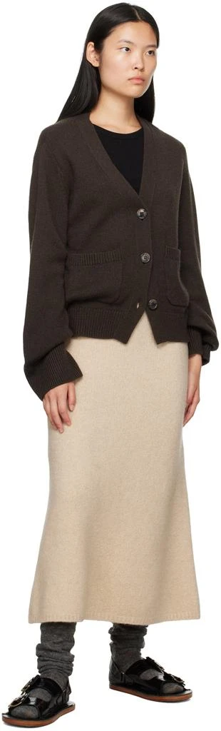 商品Lisa Yang|SSENSE Exclusive Brown 'The Danni' Cardigan,价格¥5467,第4张图片详细描述