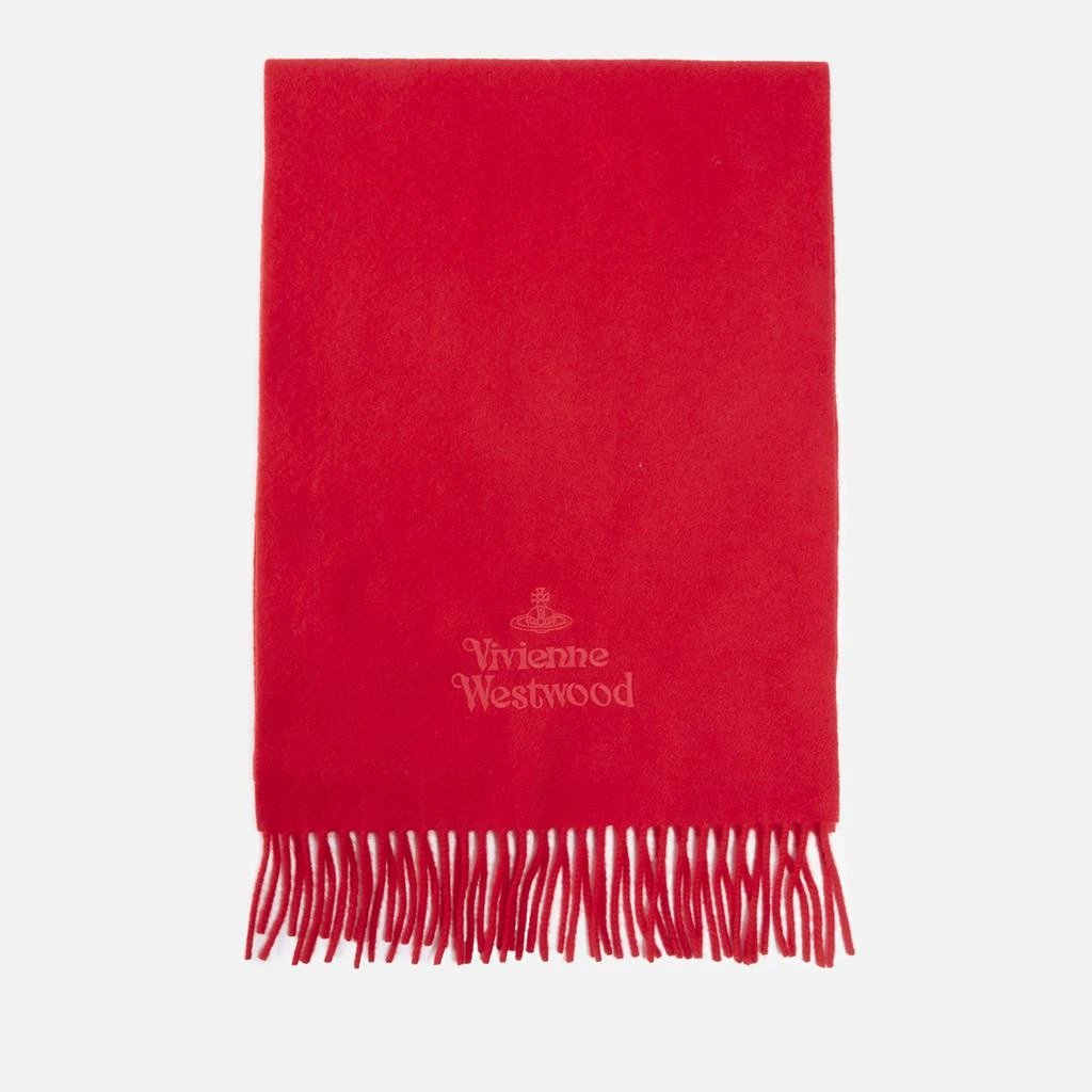 商品Vivienne Westwood|Vivienne Westwood Embroidered Logo Wool Scarf,价格¥551,第2张图片详细描述