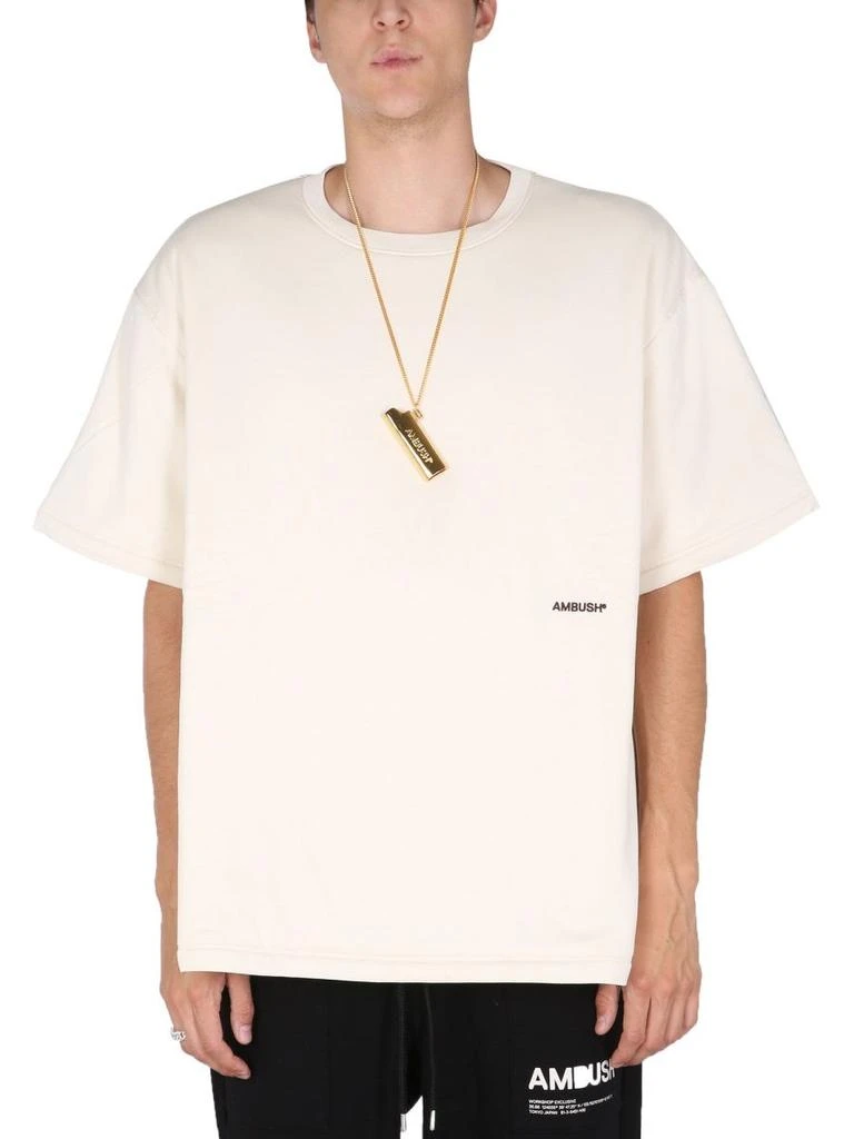 商品Ambush|Ambush men's white other materials t shirt,价格¥2910,第1张图片