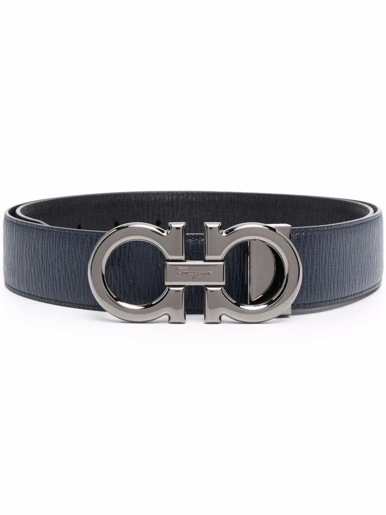 商品Salvatore Ferragamo|Salvatore ferragamo men's blue leather belt,价格¥3919,第1张图片