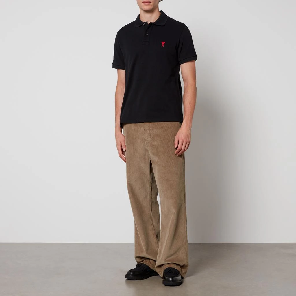 商品AMI|de Coeur Organic Cotton Polo Shirt,价格¥1617,第3张图片详细描述