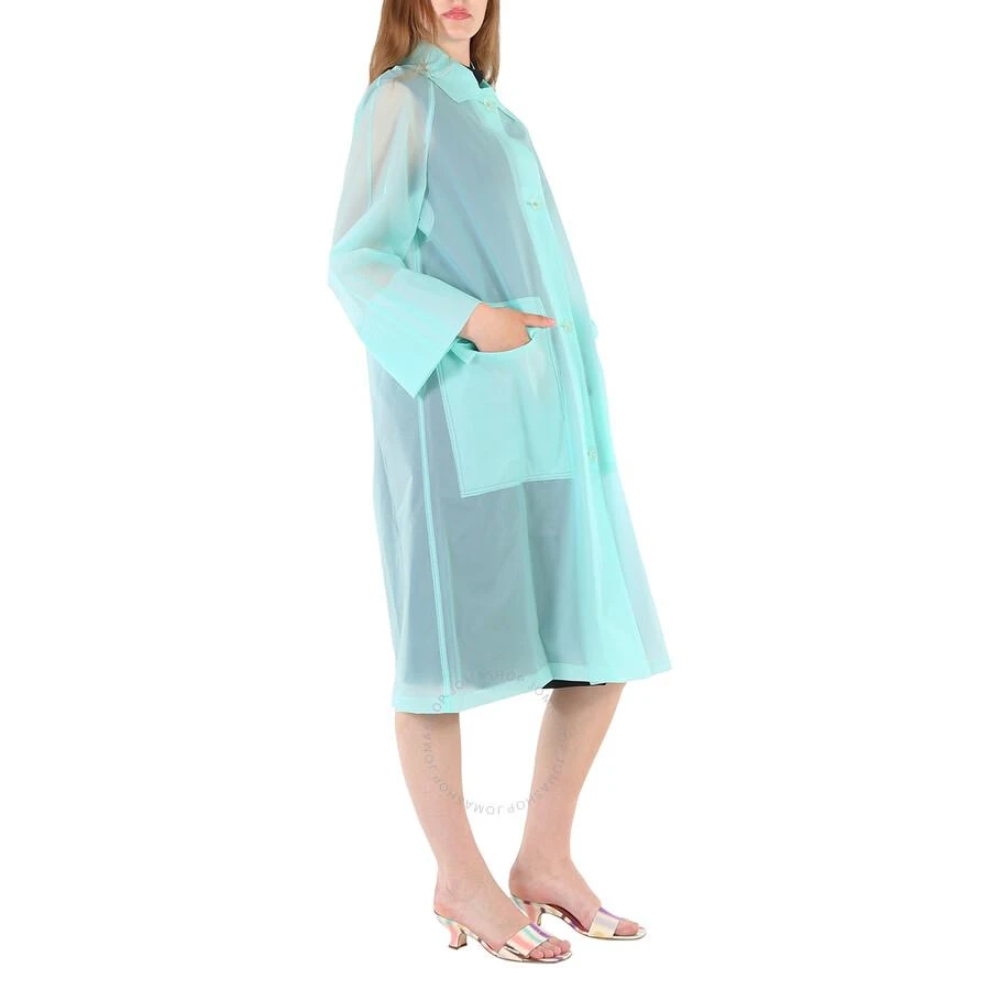 商品Burberry|ladies Turquoise Soft-touch Plastic Car Coat,价格¥1329,第2张图片详细描述