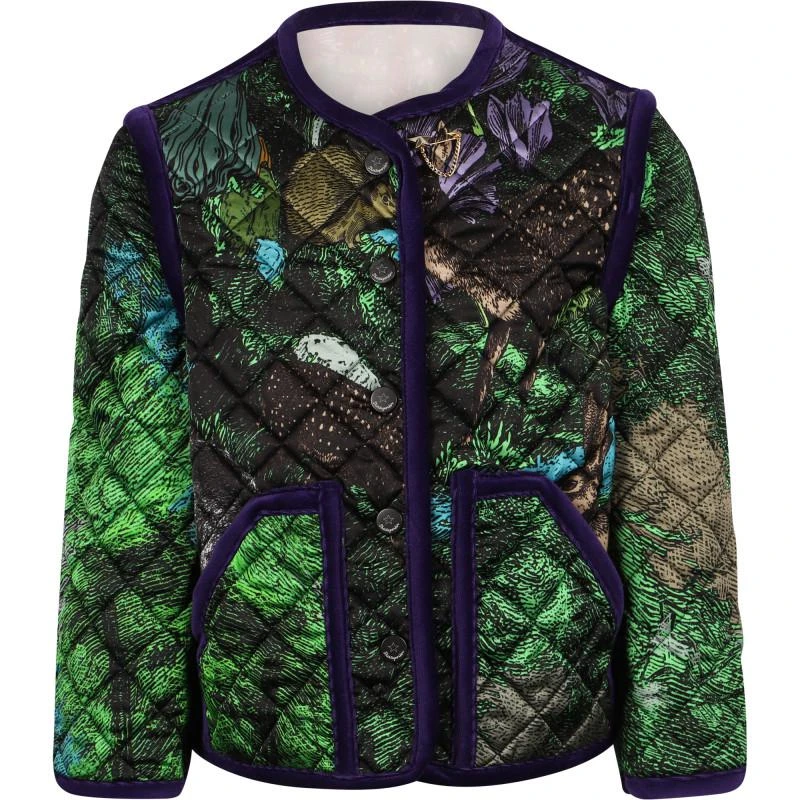 商品SHIRTAPORTER|Magical forest print reversible quilted jacket in green,价格¥2134,第2张图片详细描述