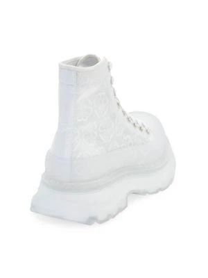 商品Alexander McQueen|Tread Slick Transparent Floral Boots,价格¥1565,第3张图片详细描述