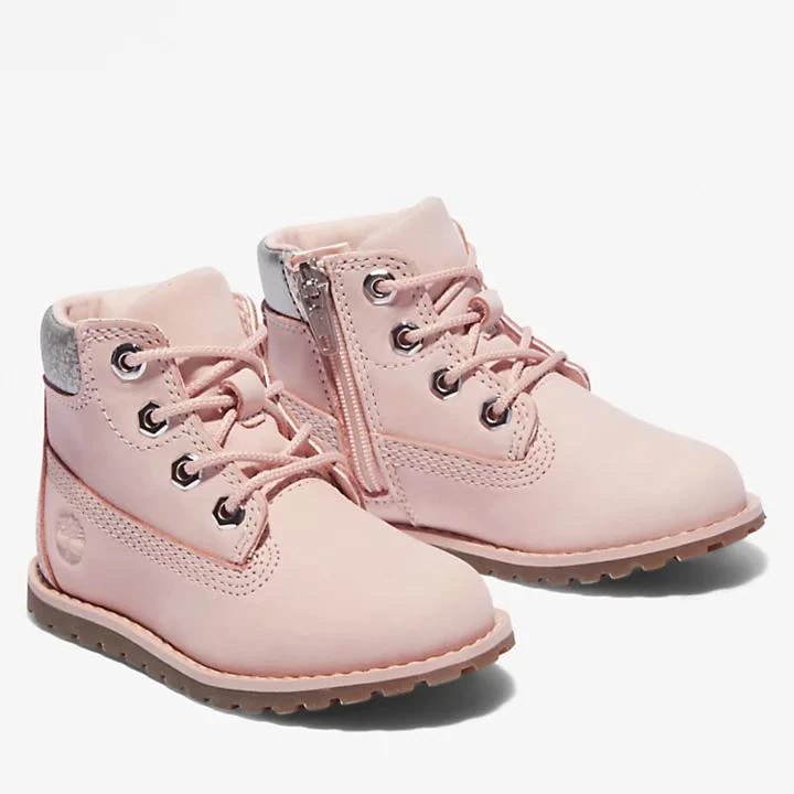商品Timberland|Pokey Pine 6 Inch Boot for Toddler in Light Pink,价格¥313,第4张图片详细描述