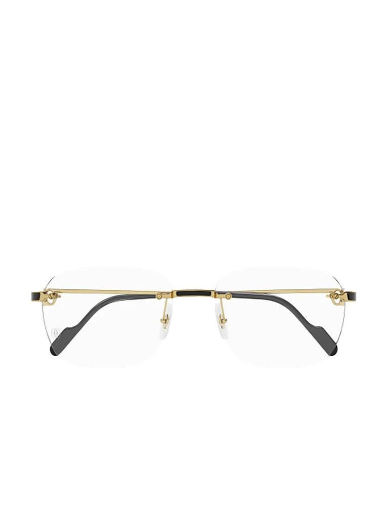 商品Cartier|Cartier Rimless Square Glasses,价格¥7634,第1张图片