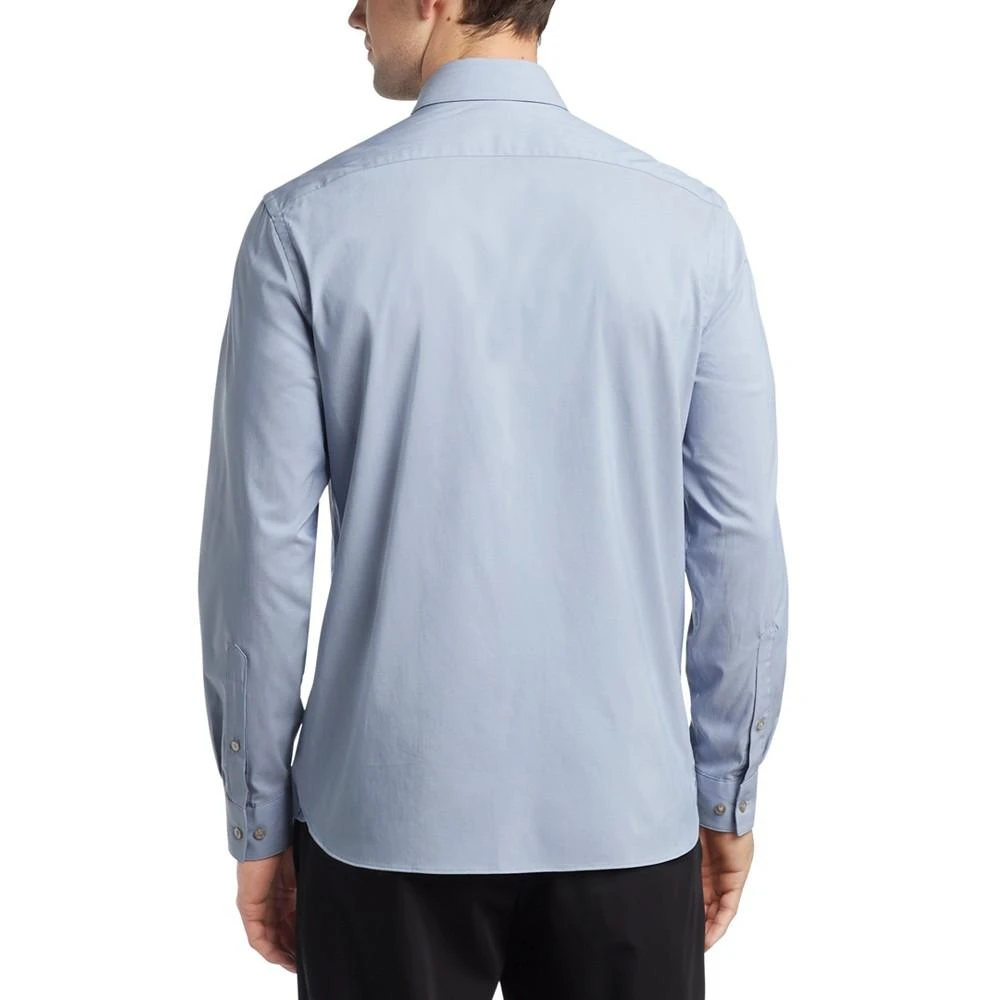 商品Van Heusen|Men's Even Temperature Never Tuck Slim Fit Dress Shirt,价格¥158,第2张图片详细描述