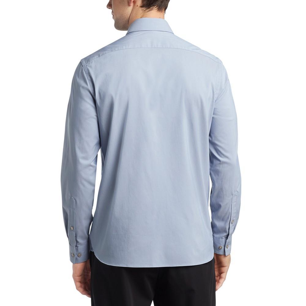 商品Van Heusen|Men's Even Temperature Never Tuck Slim Fit Dress Shirt,价格¥203,第4张图片详细描述