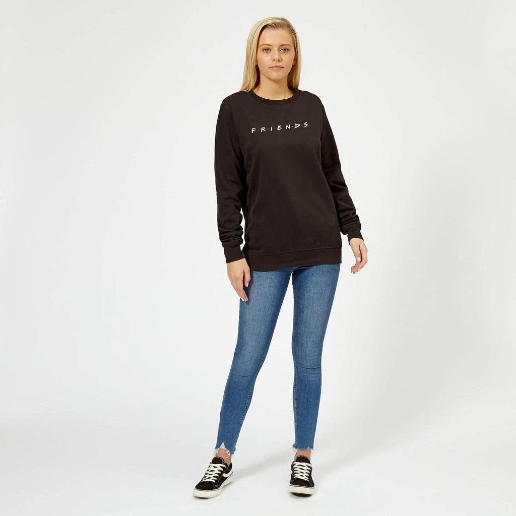 商品By IWOOT|Friends Logo Women's Sweatshirt - Black,价格¥298,第3张图片详细描述