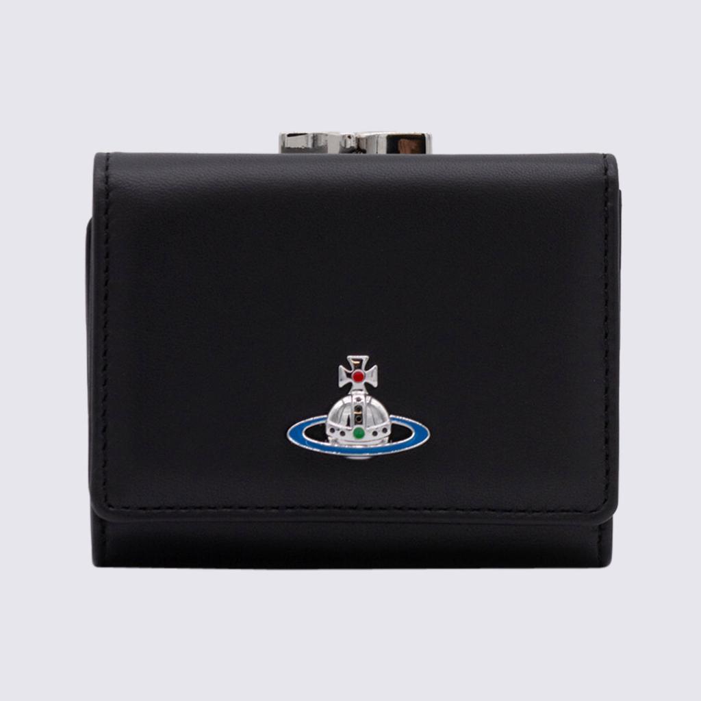 商品Vivienne Westwood|BLACK LEATHER WALLET,价格¥1436,第1张图片